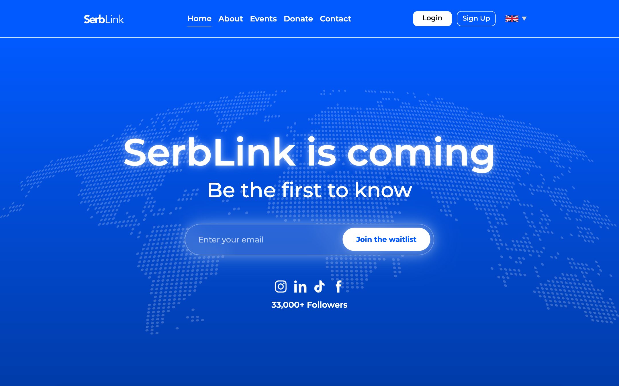 SerbLink website